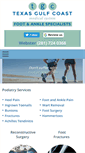 Mobile Screenshot of gulfcoastfootankle.com